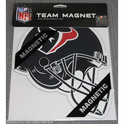 NFL Houston Texans 8 Inch Auto Magnet Die Cut Helmet by Fremont Die