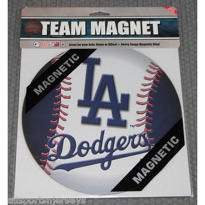 MLB Los Angeles Dodgers 8 Inch Auto Magnet 2-tone Ball by Fremont Die