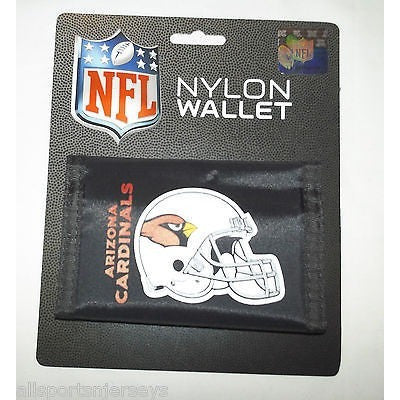 NFL Arizona Cardinals Tri-fold Nylon Wallet with Printed Logo