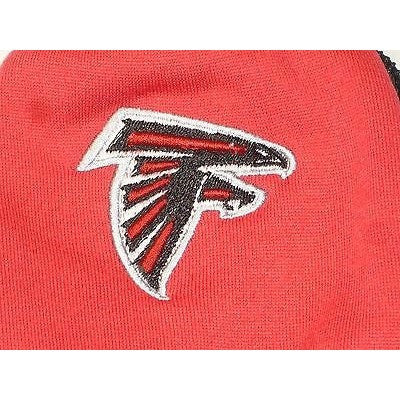 NFL ATLANTA FALCONS NO SLIP UTILITY WORK GLOVES RED W/ BLACK PALM