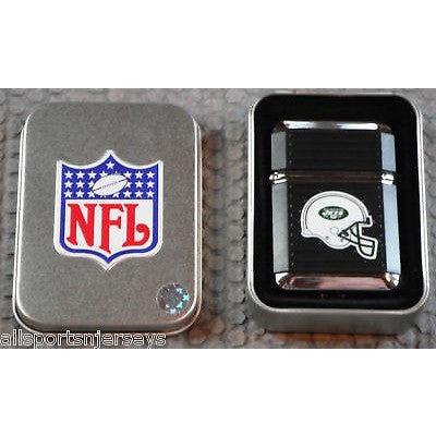 NFL New York Jets Refillable Butane Lighter w/Gift Box by FSO