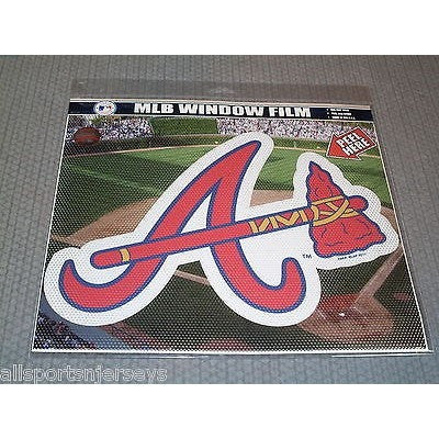 MLB Atlanta Braves Die-Cut Window Film Approx. 12" by Fremont Die