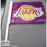 NBA Los Angeles Lakers Logo on Purple Window Car Flag by Rico Industries