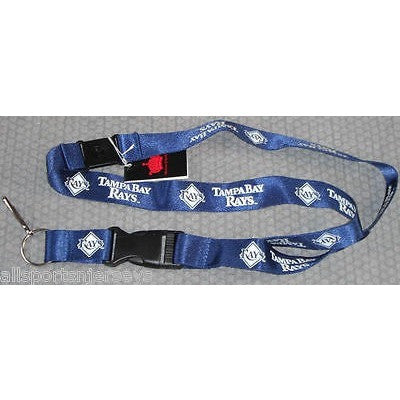 MLB Tampa Bay Rays Blue Lanyard Detachable Buckle 23" L 3/4" W by Aminco