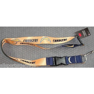 NFL Los Angeles Chargers Reversible Lanyard Keychain by AMINCO