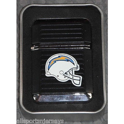 NFL Los Angeles Chargers Refillable Butane Lighter w/Gift Box by FSO