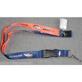 NFL Denver Broncos Reversible Lanyard Keychain by AMINCO