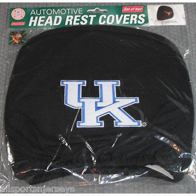NCAA Kentucky Wildcats Headrest Cover Embroidered Logo Set of 2 by Team ProMark
