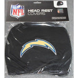 NFL San Diego Chargers Headrest Cover Embroidered Logo Set of 2 by Team ProMark