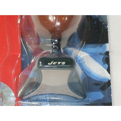 NFL NIP BOBBLE FOOTBALL VANILLA AIR FRESHENER - NEW YORK JETS