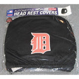 MLB Detroit Tigers Headrest Cover Embroidered Logo Set of 2 by Team ProMark