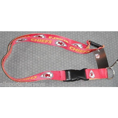 NFL Kansas City Chiefs Reversible Lanyard Keychain by AMINCO