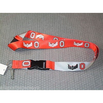 NCAA Ohio State Buckeyes Reversible Lanyard Keychain by AMINCO
