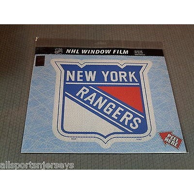 NHL New York Rangers Die-Cut Window Film Approx. 12" by Fremont Die