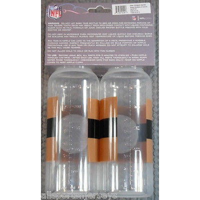 NFL New Orleans Saints 9 fl oz Baby Bottle 2 Pack by baby fanatic