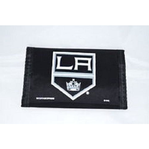 NHL Los Angeles Kings Tri-fold Nylon Wallet with Printed Logo