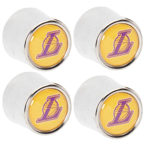 NBA Los Angeles Lakers Chrome Tire Valve Stem Caps by WinCraft