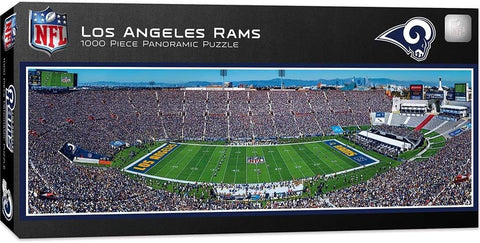 NFL Los Angeles Rams Panoramic 1000pc Puzzle by Masterpieces Puzzles