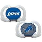 NFL Pacifiers Set of 2 Images Color Shield on Card by baby fanatic