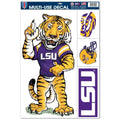 NCAA LSU Tigers Ultra Decals Set of 4 By WINCRAFT Standing Mascot