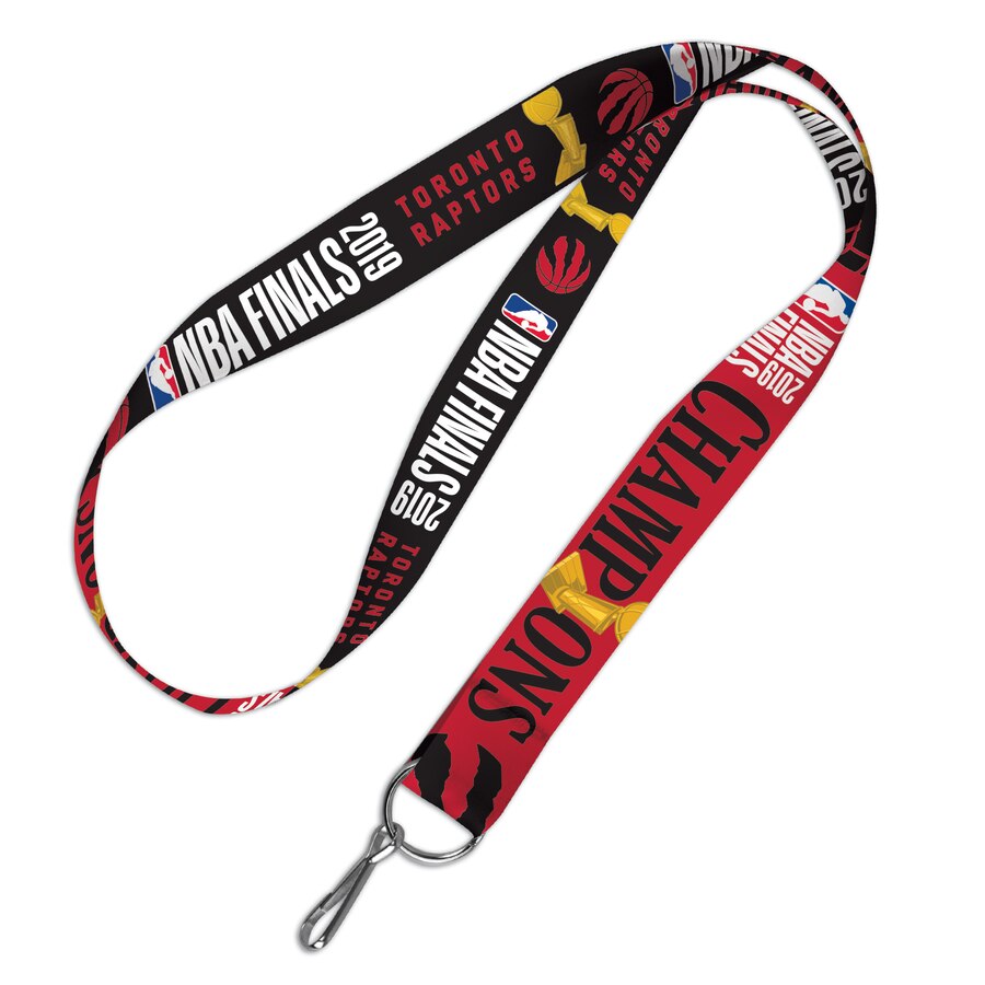 Toronto Raptors NBA Finals 2019 Champions Two-Tone Lanyard Key chain 26''
