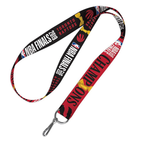 Toronto Raptors NBA Finals 2019 Champions Two-Tone Lanyard Key chain 26''