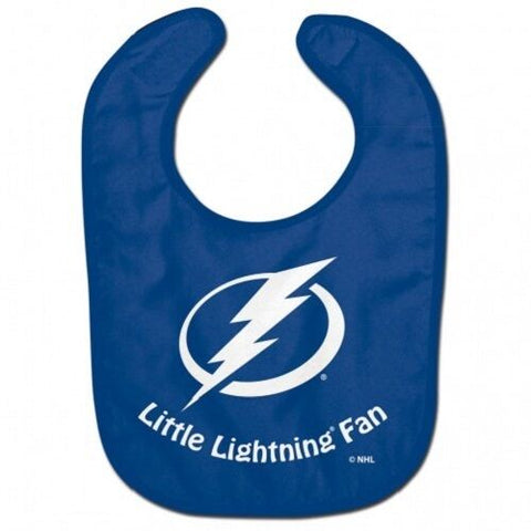 NHL Tampa Bay Lightning Blue Baby Infant ALL PRO BIB LITTLE FAN by WinCraft