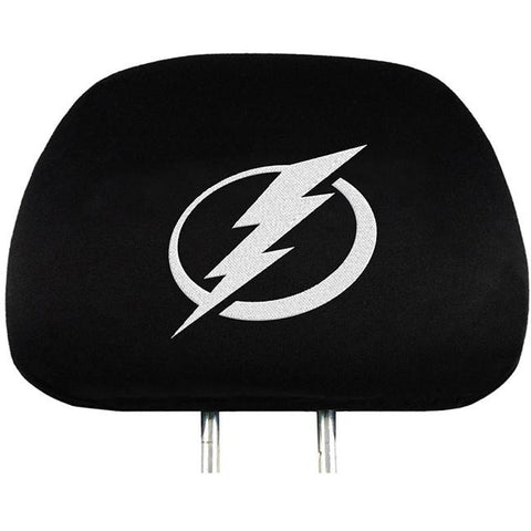NHL Tampa Bay Lightning Headrest Cover Embroidered Logo Set of 2 by Team ProMark