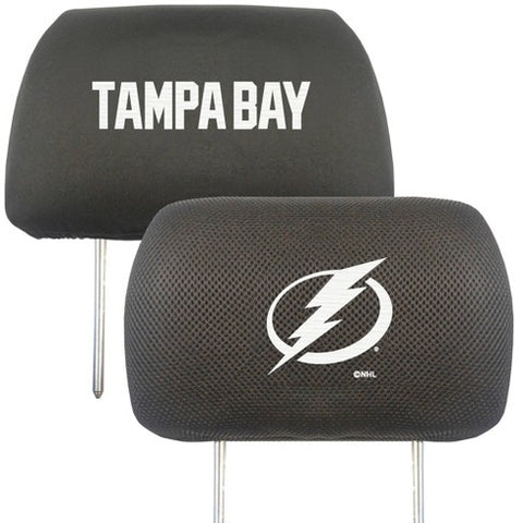 NHL Tampa Bay Lightning 1 Pair Headrest Cover Two Side Embroidered Fanmats