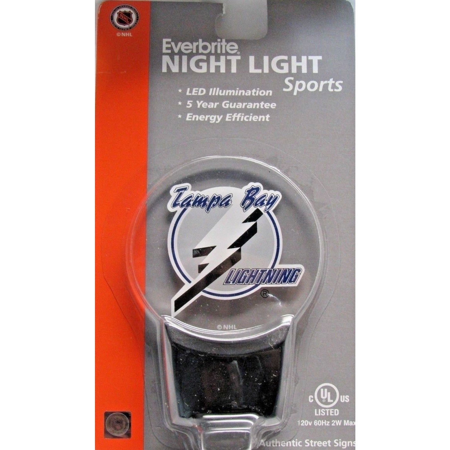 NHL Hi-Tech LED Night Light Made by Authentic Street Signs