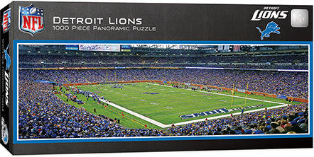 NFL Detroit Lions Panoramic 1000pc Puzzle by Masterpieces Puzzles