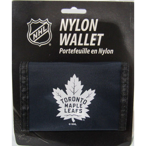 NHL Toronto Maple Leafs Tri-fold Nylon Wallet with Printed ALT Logo