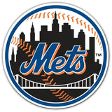 MLB New York Mets Alt. Logo on 12 inch Auto Magnet