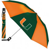 NCAA Travel Umbrella Miami Hurricanes By McArthur For Windcraft