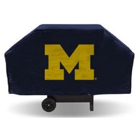 NCAA Michigan Wolverines 68 Inch Vinyl Economy Gas / Charcoal Grill Cover