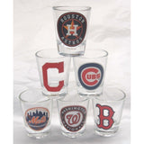MLB 2 oz Shot Glass with Team Logo by The Memory Company