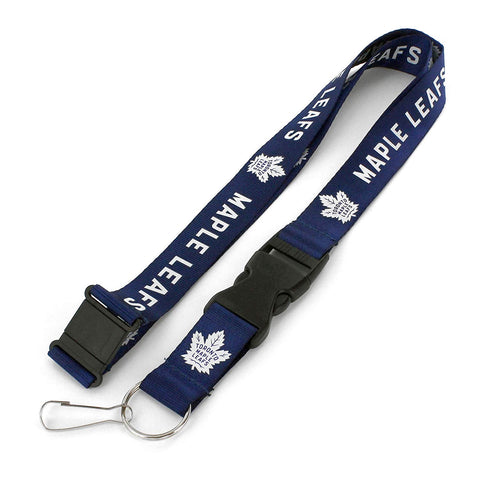 NHL Toronto Maple Leafs Blue Lanyard Detachable Buckle 23" L 3/4" W by Aminco