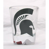 NCAA 2 oz Shot Glass with Team Logo by The Memory Company
