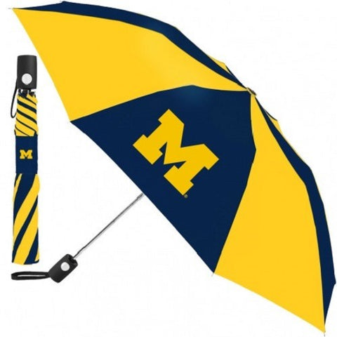 NCAA Travel Umbrella Michigan Wolverines By McArthur For Windcraft