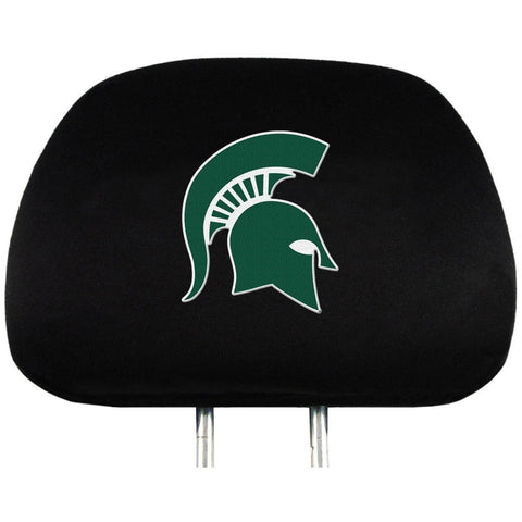 NCAA Michigan State Spartans Embroidered Logo Headrest Covers Set of 2 by ProMark