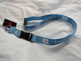 NCAA All White North Caroline Lanyard Detachable Buckle 23"X3/4" by Aminco