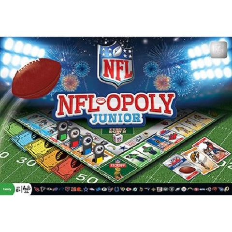 NFL-Opoly (Monopoly) Junior Board Game Masterpieces Puzzles Co.