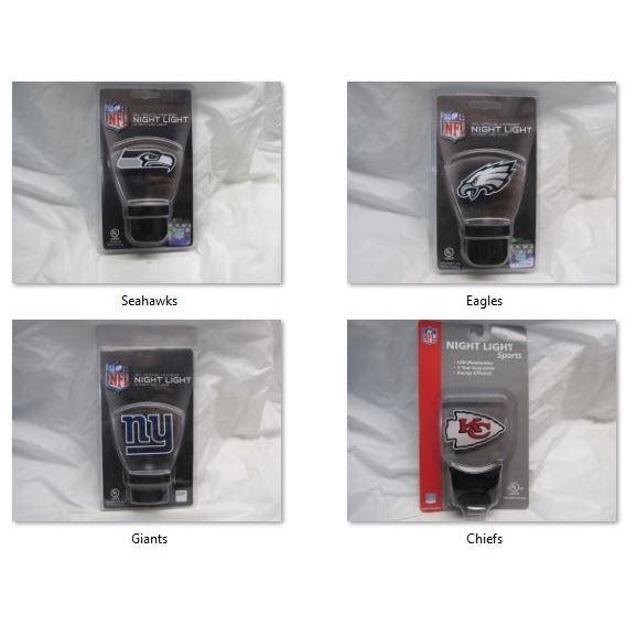 NFL Hi-Tech LED Night Light Made by Authentic Street Signs