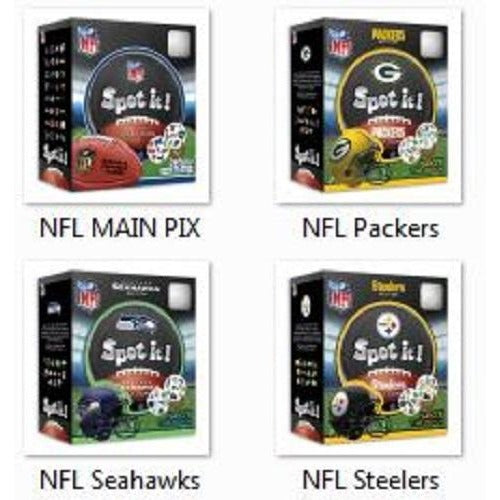 NFL Spot It! Card Matching Game by Masterpieces Puzzles Co.