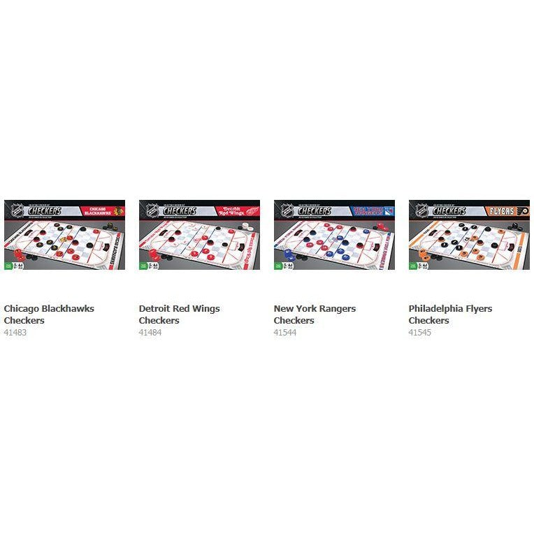NHL Checkers Game by Masterpieces Puzzles Co.
