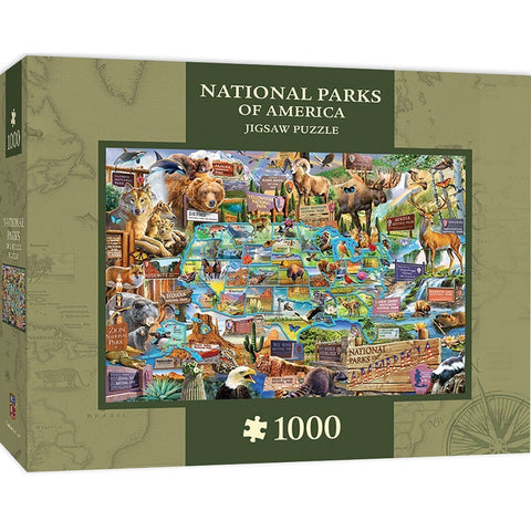 National Parks 1000 pc Jigsaw Puzzle by Masterpieces Puzzles Co
