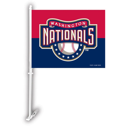 MLB Alt. Logo Washington Nationals Window Car Flag RICO or Fremont Die
