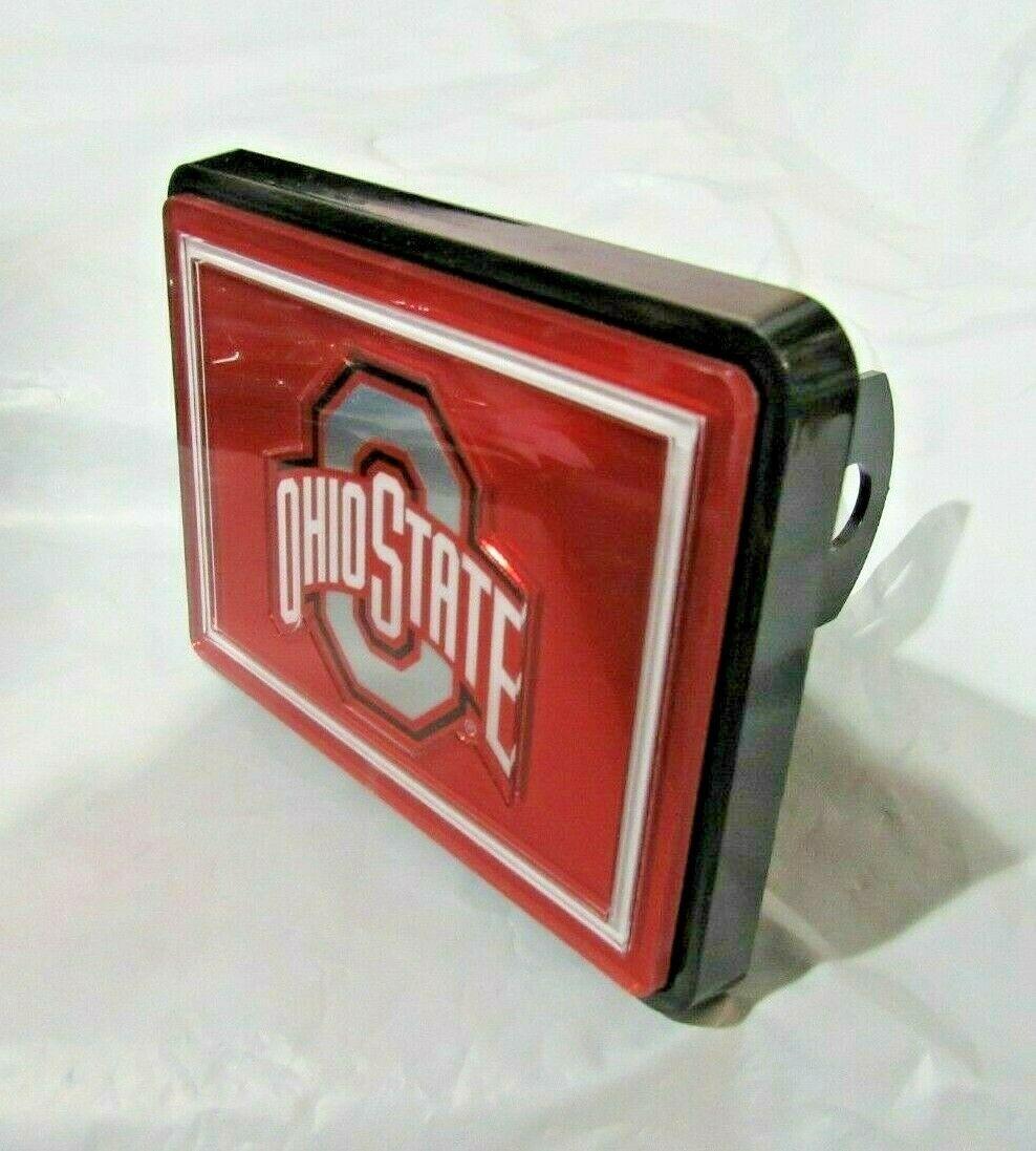 NCAA Ohio State Buckeyes Laser Cut Trailer Hitch Cap Cover by WinCraft
