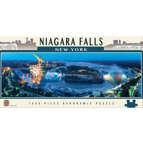Panoramic Niagara Falls 1000pc Puzzle by Masterpieces Puzzles Co.