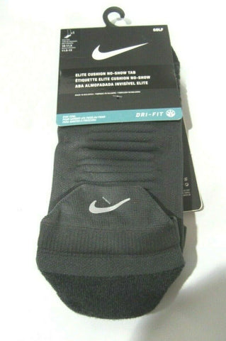 1 Pair Nike DRI-FIT Elite Cushion No Show Tab Socks Men's Shoe SZ 10-11.5